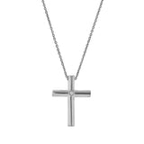 Kalyra 0.01 Ct Diamond Cross Pendant in 925 Sterling Silver
