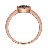 Dalia 0.05 Ct  Diamond Heart Ring in 925 Sterling Silver