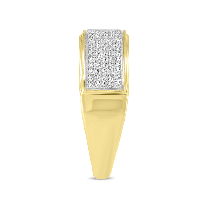 Quintus Unisex Diamond Band Ring in 10K Gold