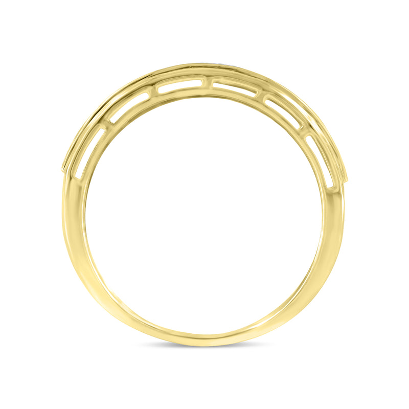 Quintus Unisex Diamond Band Ring in 10K Gold