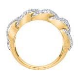 Auralink 14K Yellow Gold Diamond Ring – 2.35 Ct