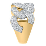 Auralink 14K Yellow Gold Diamond Ring – 2.35 Ct
