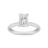Dora 14K White Gold Radiant Cut Lab Grown Solitaire Diamond Ring - 1.5 Ct