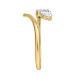 Larys 14K Yellow Gold Lab Grown Diamond Ring – 0.25 Ct