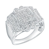 Prestige 14K White Gold Diamond Ring – 0.9 Ct