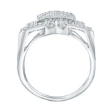 Prestige 14K White Gold Diamond Ring – 0.9 Ct