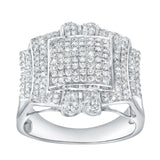 Prestige 14K White Gold Diamond Ring – 0.9 Ct