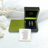 Fearless Turquoise Diamond Earrings in 14K Yellow Gold Plated Sterling Silver