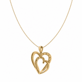 Marielle 0.05 Ct Diamond Heart Pendant in 925 Sterling Silver