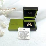 On The Block Square Diamond Ring in Sterling Silver in 14K Yellow Gold Vermeil on Sterling Silver