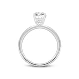 Nisrine 14K White Gold Cushion Cut Lab Grown Diamond Solitaire Engagement Ring - 2.25 Ct