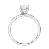 Callista 14K White Gold Cushion Cut Lab Grown Diamond Solitaire Engagement Ring - 1.5 Ct