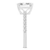 Calista 14K White Gold Emerald Cut Lab Grown Diamond Engagement Ring - 2.55 ctw