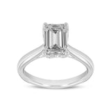 Baroness 14K White Gold Emerald Cut Lab Grown Diamond Engagement Ring - 1.52 ctw