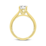 Rahina 14K Yellow Gold Emerald Lab Grown Diamond Solitaire Engagement Ring - 1.5 Ct