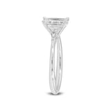 Solene 14K White Gold Emerald Cut Lab Grown Diamond 3 Stone Engagement Ring - 1.6 ctw