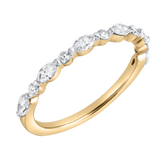 Olivia 14K Yellow Gold Marquise Lab Grown Diamond Band Ring - 0.50 Cts
