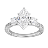 Aislyra 2.70 Ct Marquise Lab Grown Diamond Engagement Ring in 14K White Gold
