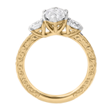 Aislyra 2.70 Ct Marquise Lab Grown Diamond Engagement Ring in 14K Yellow Gold