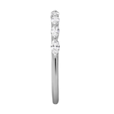 Serelyn 0.35 Ct Marquise Lab Grown Diamond Band Ring in 14K White Gold