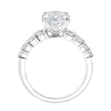 Camila 14K White Gold Oval Lab Grown Diamond Engagement Ring - 2.5 Ct