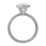 Veradis 3.00 Ct Oval Lab Grown Diamond Engagement Ring in 14K White Gold
