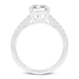 Prose 14K White Gold Oval Lab Grown Diamond Engagement Ring - 2.4 Ct