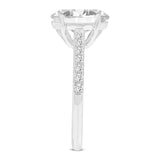 Prose 14K White Gold Oval Lab Grown Diamond Engagement Ring - 2.4 Ct