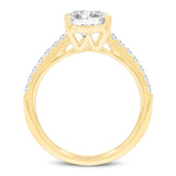 Prose 14K Yellow Gold Oval Lab Grown Diamond Engagement Ring - 2.4 Ct
