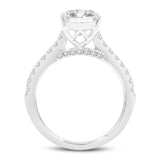 Tasia 14K White Gold Oval Lab Grown Diamond Engagement Ring - 3.4 Ct