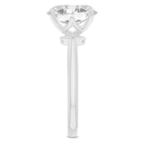 Livia 14K White Gold Oval Lab Grown Diamond Hidden Halo Engagement Ring - 2.25 Ct