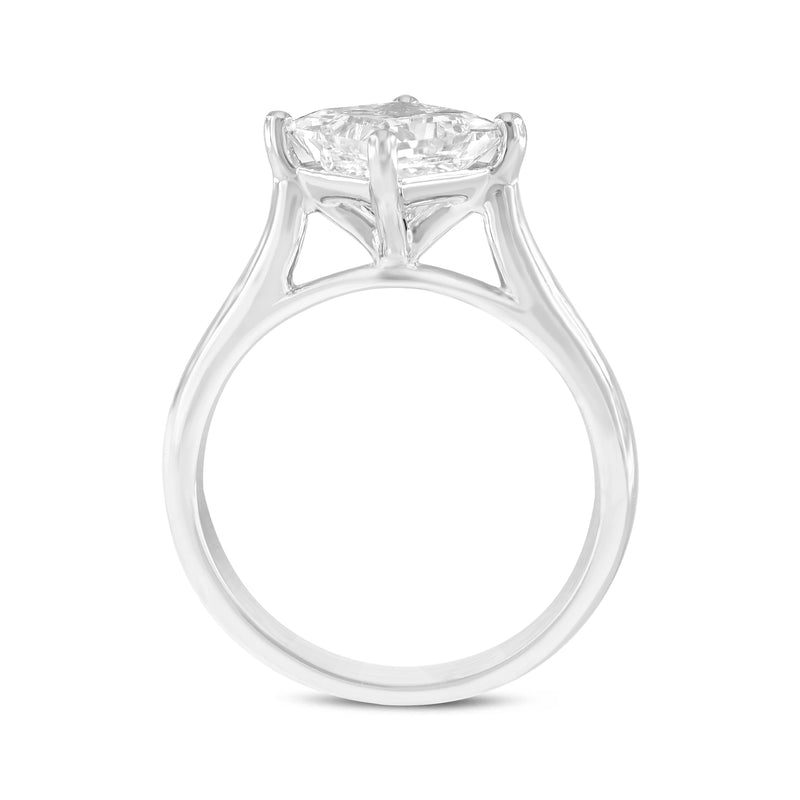 Elitsa 14K White Gold Princess Cut Lab Grown Diamond Solitaire Engagement Ring - 2.16 Ct