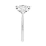 Elitsa 14K White Gold Princess Cut Lab Grown Diamond Solitaire Engagement Ring - 2.1 Ct