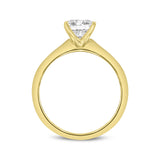 Rhea Princess 14K Yellow Gold Princess Cut Lab Grown Diamond Classic Solitaire Ring - 1.25 Ct