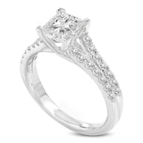 Parineeta 14K White Gold Princess Cut Lab Grown Diamond  Engagement Ring - 1.95 Ct