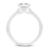 Parineeta 14K White Gold Princess Cut Lab Grown Diamond  Engagement Ring - 1.95 Ct