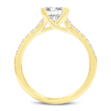 Parineeta 14K Yellow Gold Princess Cut Lab Grown Diamond  Engagement Ring - 1.95 Ct