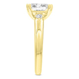 Antoaneta 14K Yellow Gold Princess Cut Lab Grown Diamond Engagement Ring - 3 Ct