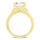 Antoaneta 14K Yellow Gold Princess Cut Lab Grown Diamond Engagement Ring - 3 Ct