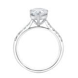 Chloe 14K White Gold Pear Lab Grown Diamond Engagement Ring - 3.25 Ct