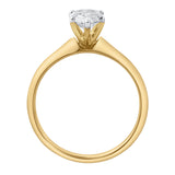 Jana 14K Yellow Gold Pear Lab Grown Diamond Solitaire Engagement Ring - 1 Ct