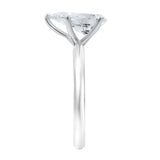 Nadine 14K White Gold Pear Lab Grown Diamond Solitaire Engagement Ring - 2 Ct