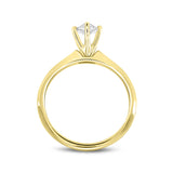 Ava 14K Yellow Gold Pear Lab Grown Diamond Solitaire Ring - 1.5 Ct