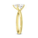 Ava 14K Yellow Gold Pear Lab Grown Diamond Solitaire Ring - 1.5 Ct