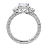 Marilyn 2.65 Ct Radiant Lab Grown Diamond Engagement Ring in 14K White Gold