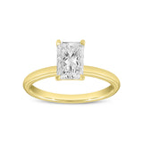 Dora 14K Yellow Gold Radiant Cut Lab Grown Solitaire Diamond Ring - 1.5 Ct