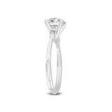 Liora 14K White Gold Round Cut Lab Grown Diamond 3 Stone Engagement Ring - 1.6 ctw