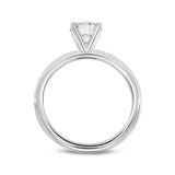Sabine 14K White Gold Round Cut Lab Grown Round Diamond Solitaire Engagement Ring - 2 Ct