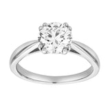 Velora 14K White Gold Round Lab Grown Diamond Solitaire Ring - 1.5 Ct