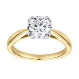 Velora 14K Yellow Gold Round Lab Grown Diamond Solitaire Ring - 1.5 Ct